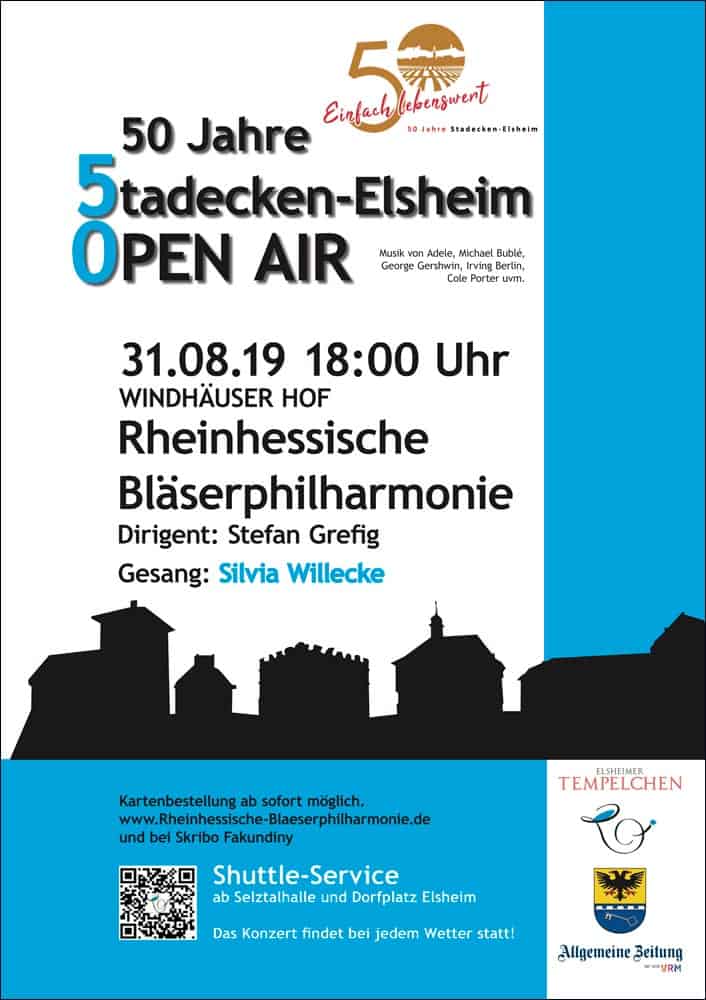 Stadecken-Elsheim OPEN AIR mit Jazz-Sängerin Silvia Willecke