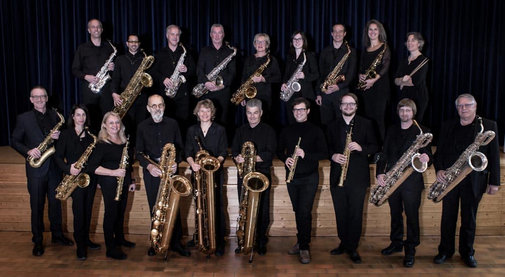 Swiss Saxophone Orchestra spielt französische und britische Musik
