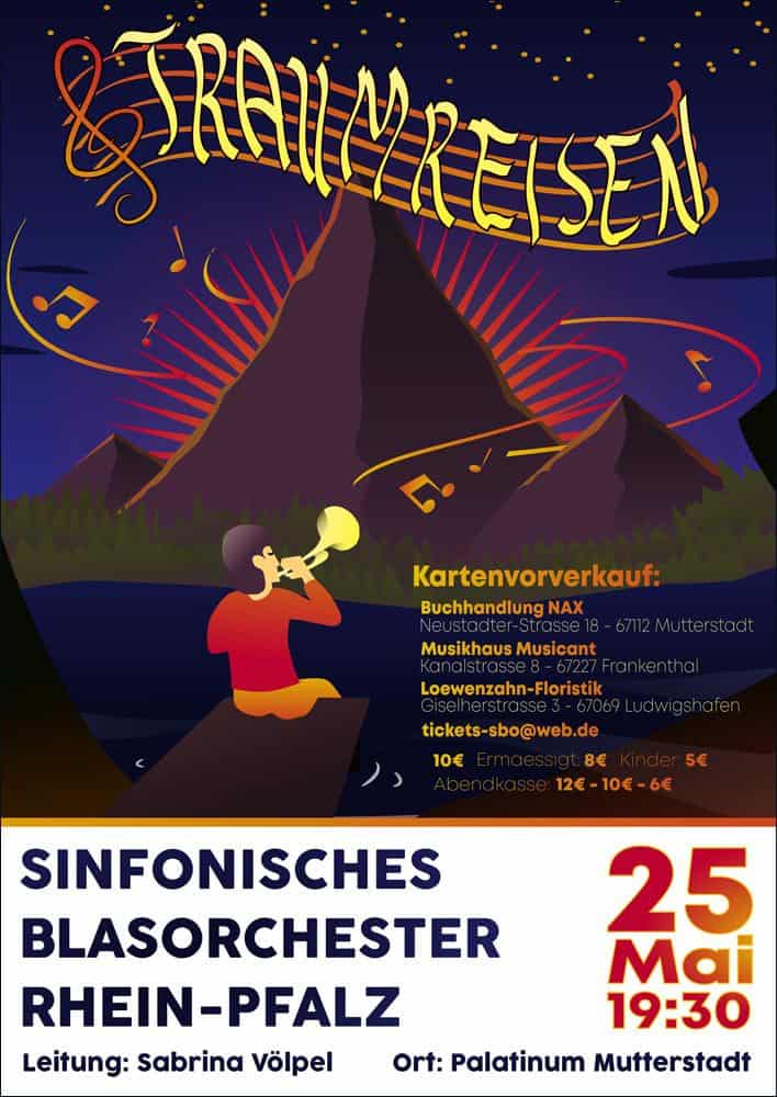 "Traumreisen" - Erstes Konzert des Sinfonischen Blasorchesters Rhein-Pfalz